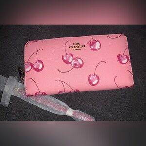 Brand new pink cherry Wallet 🍒